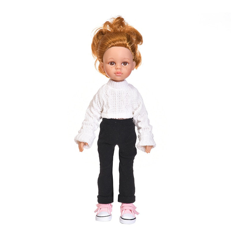 14 inch Paola Reina Doll - Annie Potter's Yarn Basket