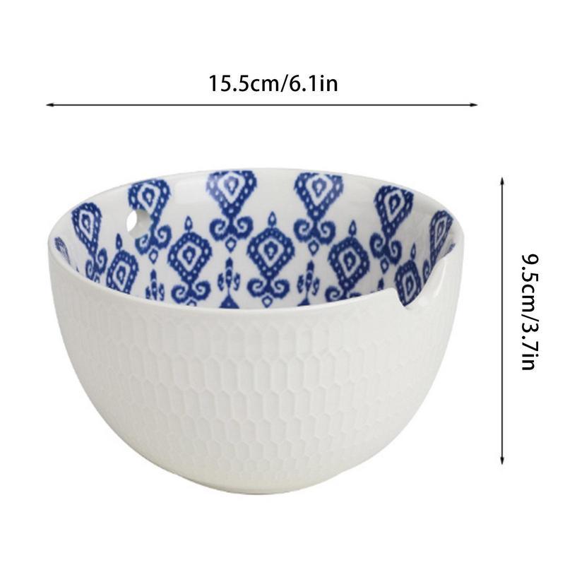 Ceramic Yarn Ball Holder - Annie Potter's Yarn Basket