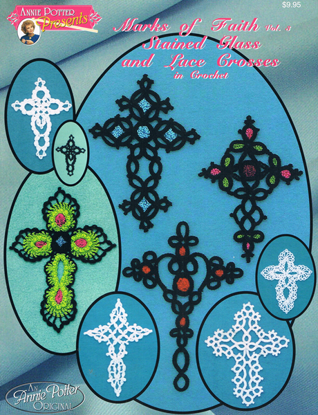 Lace Cross Bookmark Pattern, Marks of Faith, Crochet cross Pattern, PDF - Annie Potter's Yarn Basket
