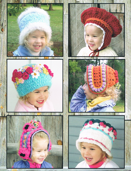 Kiddy Caps crochet kid hats in Crochet
