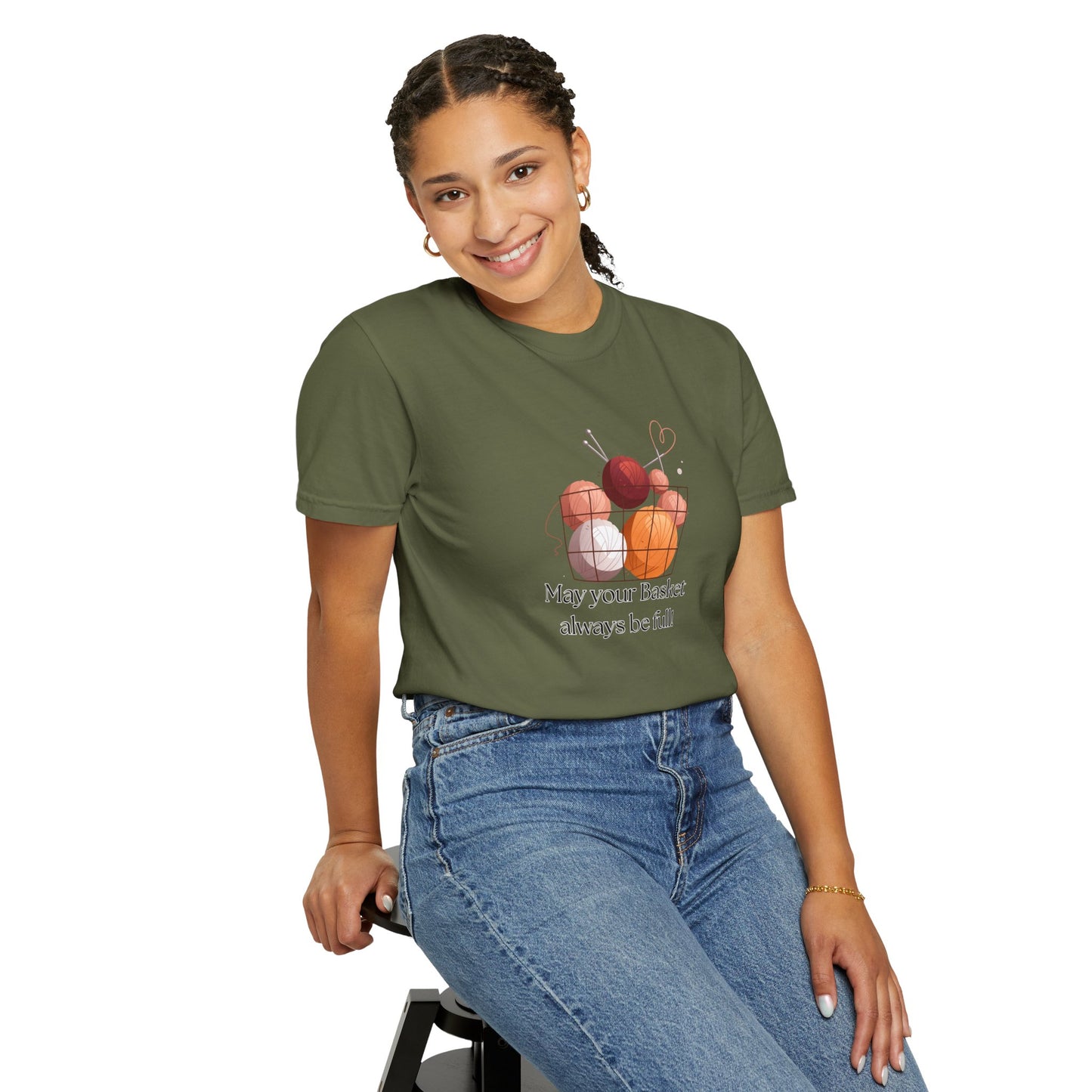 May Your Basket Always Be Full, Funny Crochet Lover T-shirt