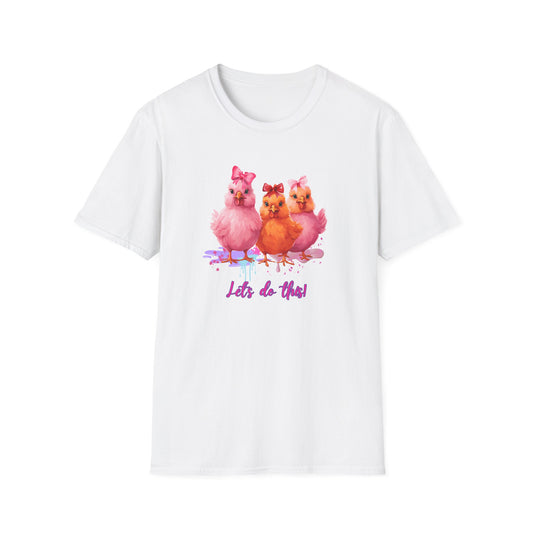 Let's Do this!, Cute Funny Chicks Softstyle T-Shirt