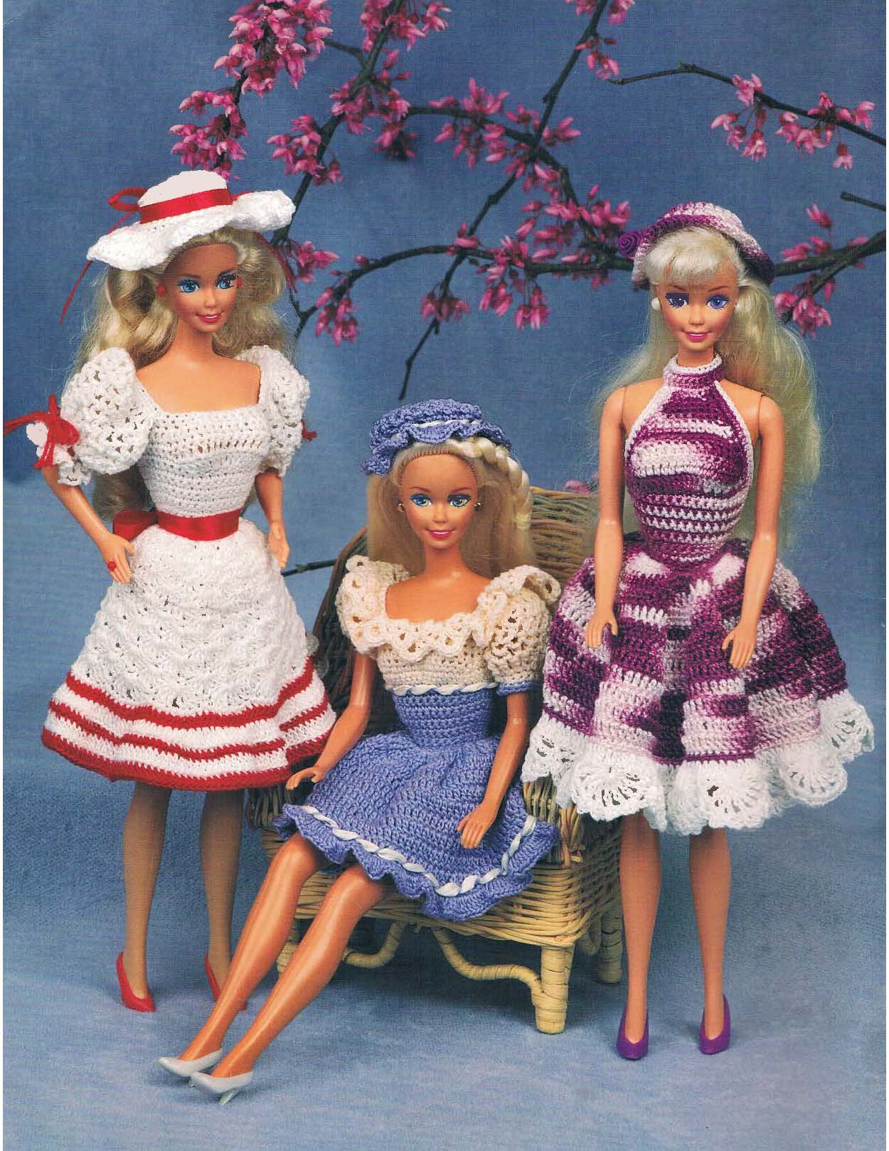 Springtime Frocks for Fashion Doll - Annie Potter's Yarn Basket