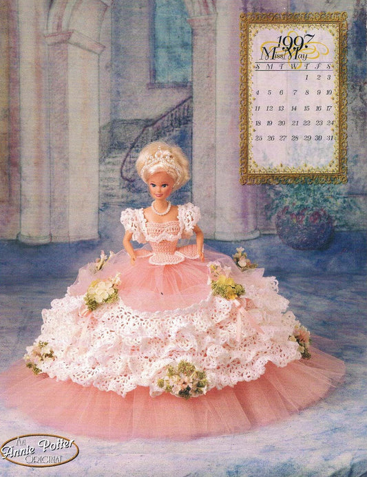 Annie Potter's Miss May 1997 Bed Doll, Royal Ballgowns in Crochet Pattern