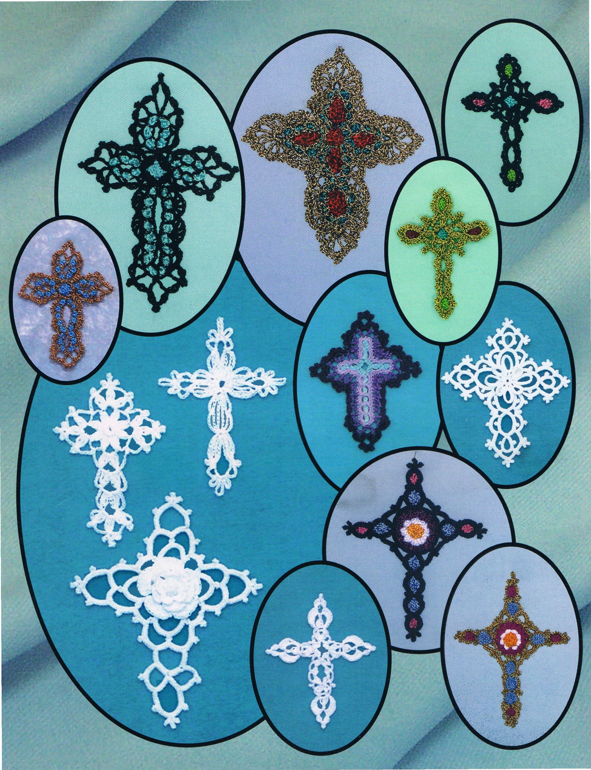 Lace Cross Bookmark Pattern, Marks of Faith, Crochet cross Pattern, PDF- Annie Potter's Yarn Basket