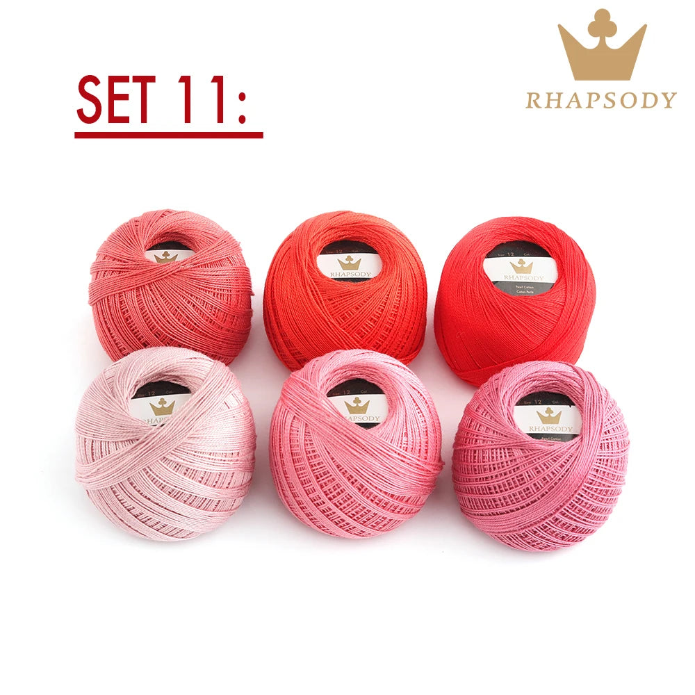 Rhapsody #12 100% Cotton Thread, DIY Embroidery Thread - Annie Potter's Yarn Basket