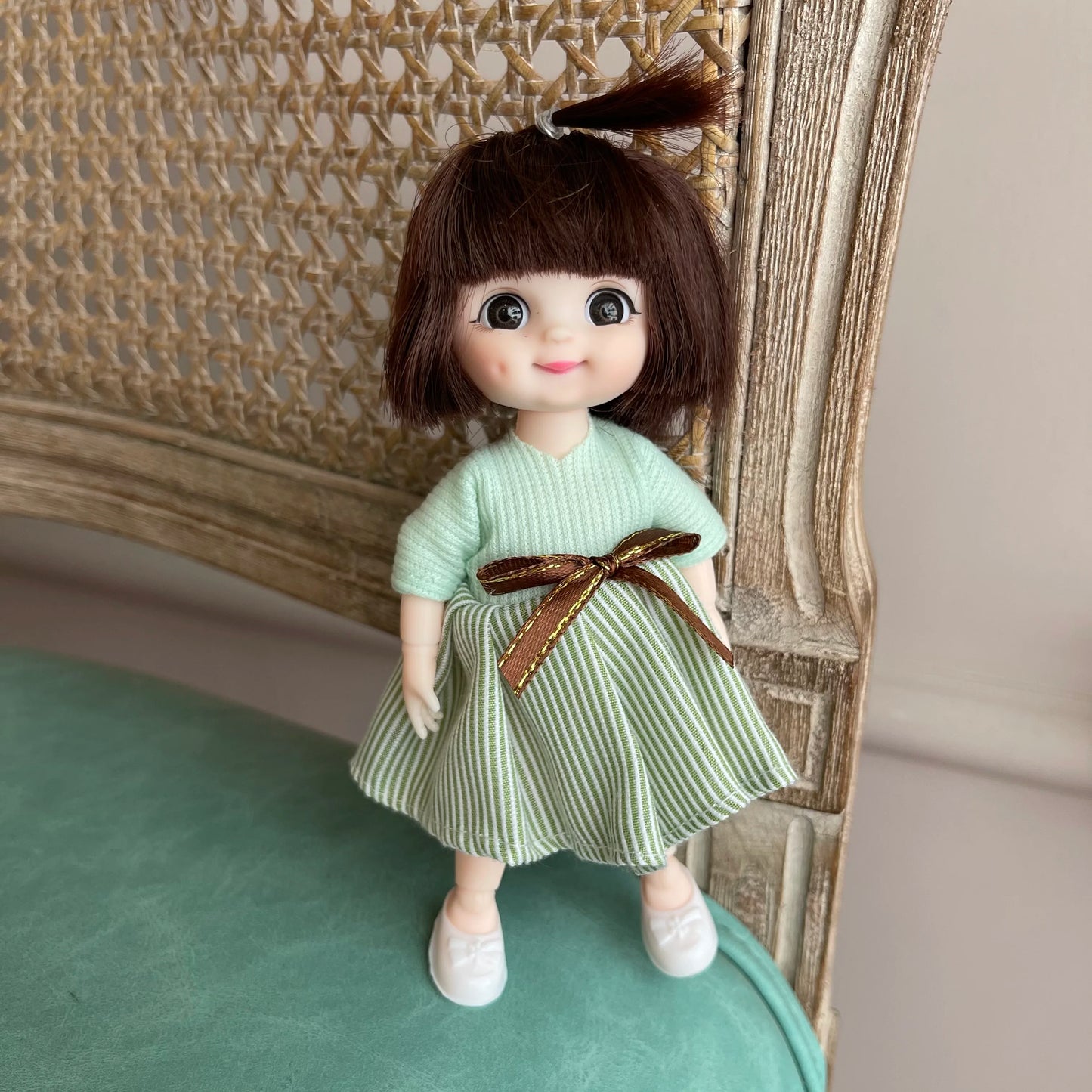 6 1/2 inch, Sweet Doll - Annie Potter's Yarn Basket