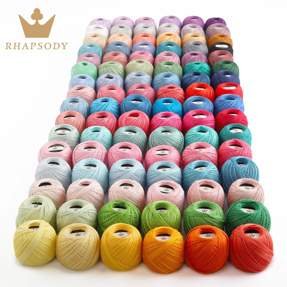 Rhapsody #12 100% Cotton Thread, DIY Embroidery Thread - Annie Potter's Yarn Basket