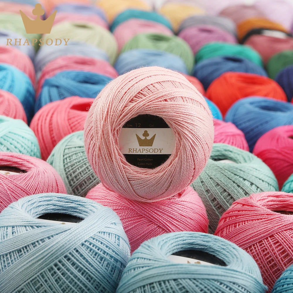 Rhapsody #12 100% Cotton Thread, DIY Embroidery Thread  - Annie Potter's Yarn Basket