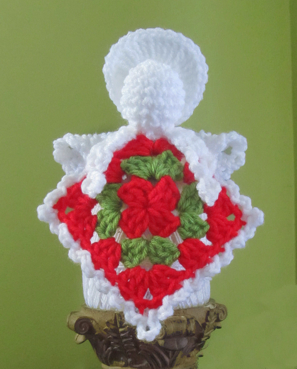 Crochet Granny Square Angel pattern, Crochet Angel pattern, Granny's Little Angels, PDF- Annie Potter's Yarn Basket