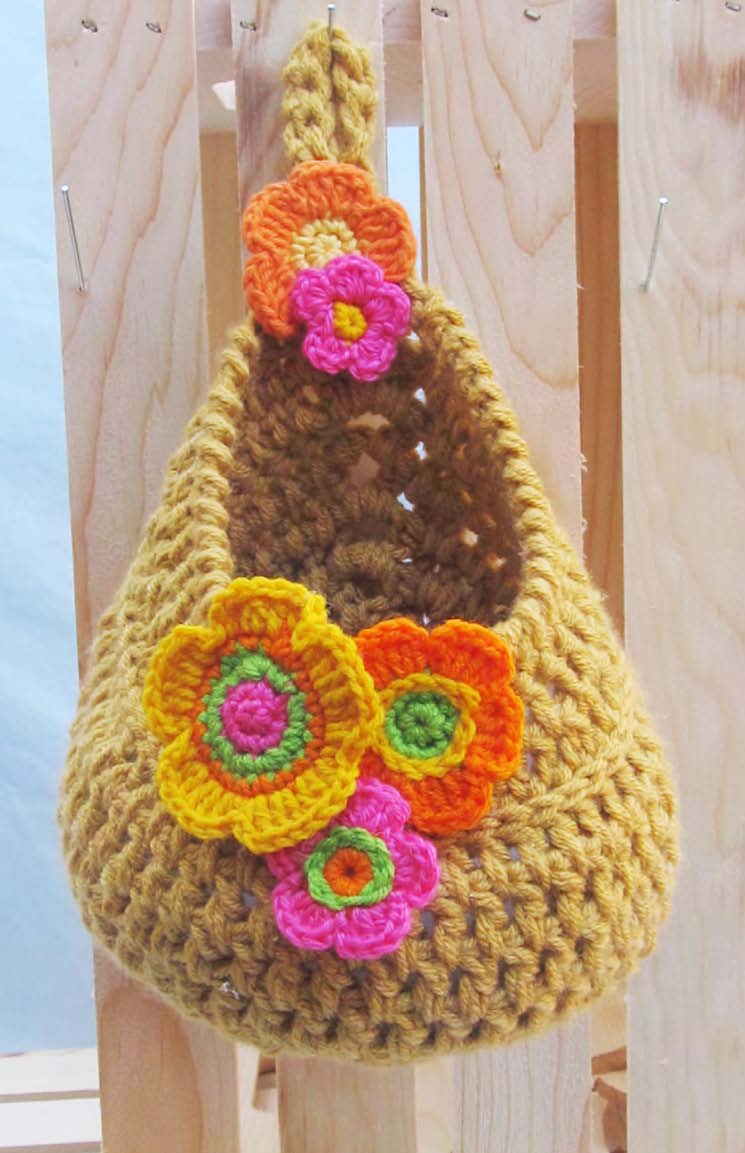 Teardrop Baskets - Annie Potter's Yarn Basket