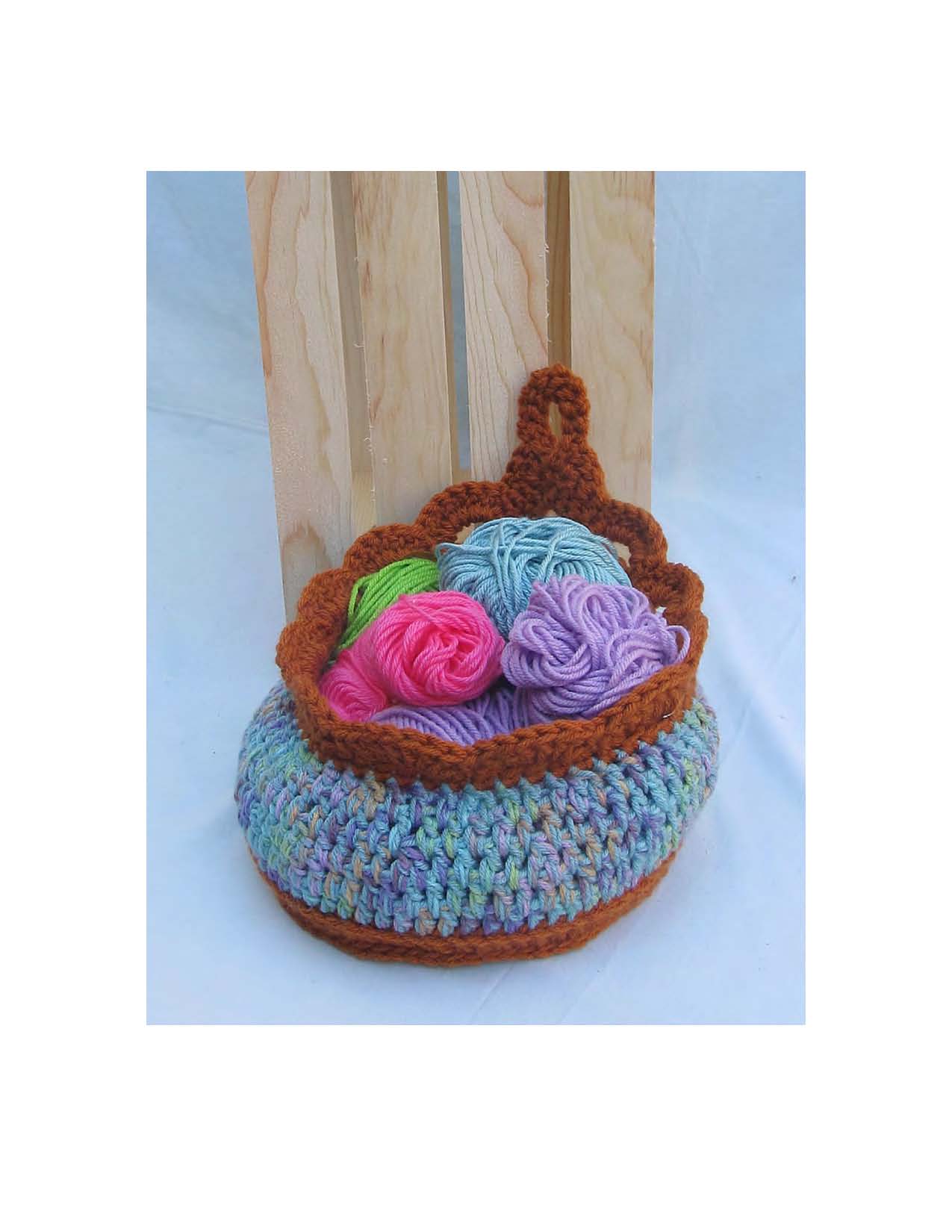 Teardrop Baskets - Annie Potter's Yarn Basket