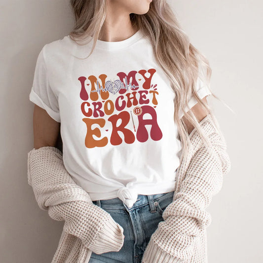 Annie Potters Yarn Basket Crochet Era Tshirt