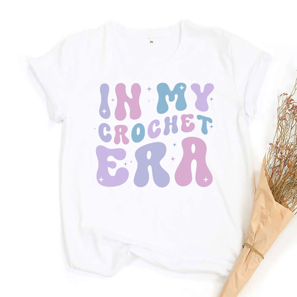 Annie Potters Yarn Basket Crochet Era Tshirt