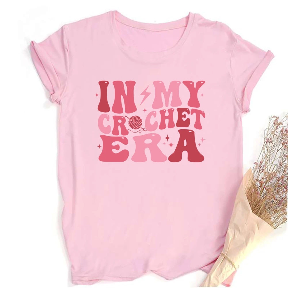 Annie Potters Yarn Basket Crochet Era Tshirt