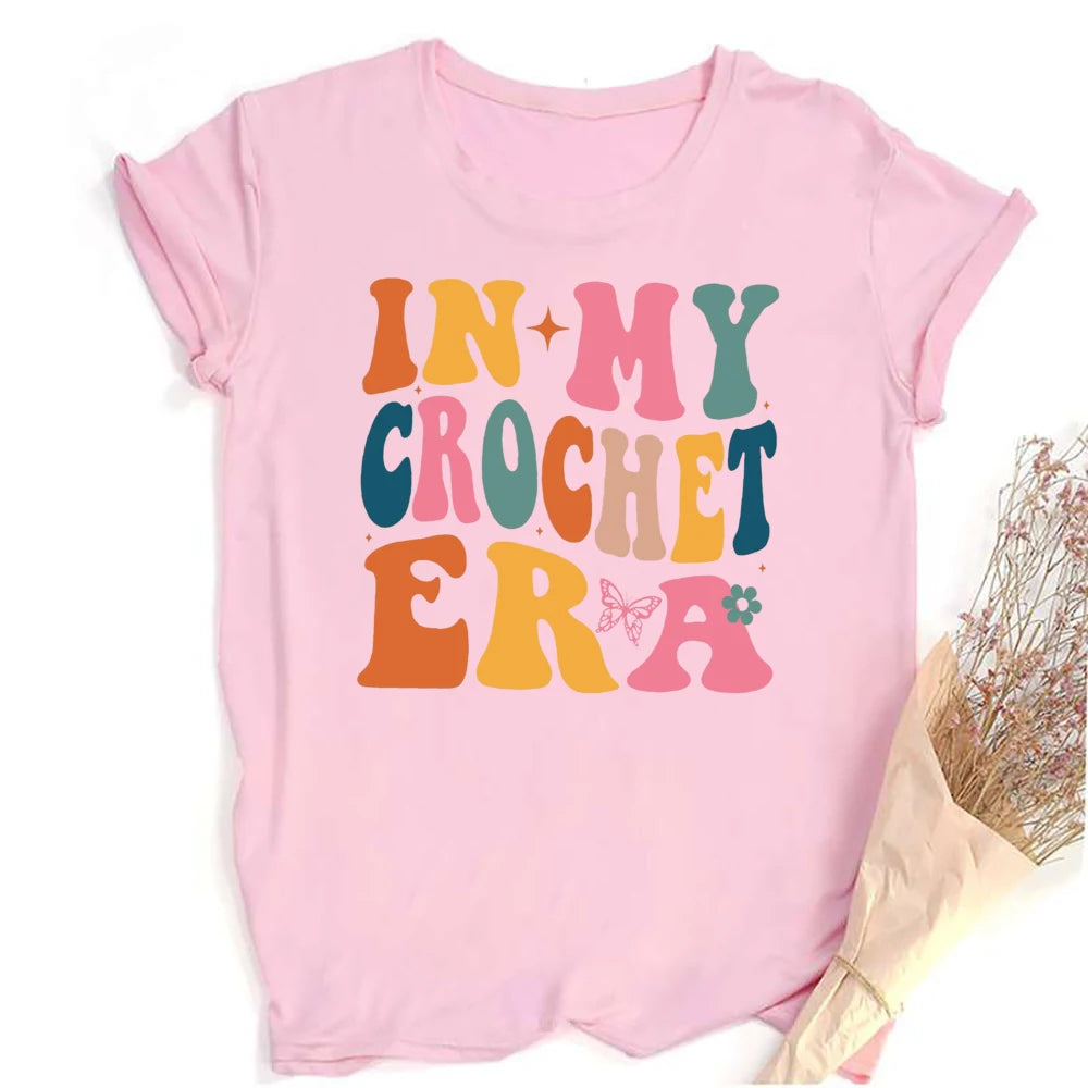 Annie Potters Yarn Basket Crochet Era Tshirt