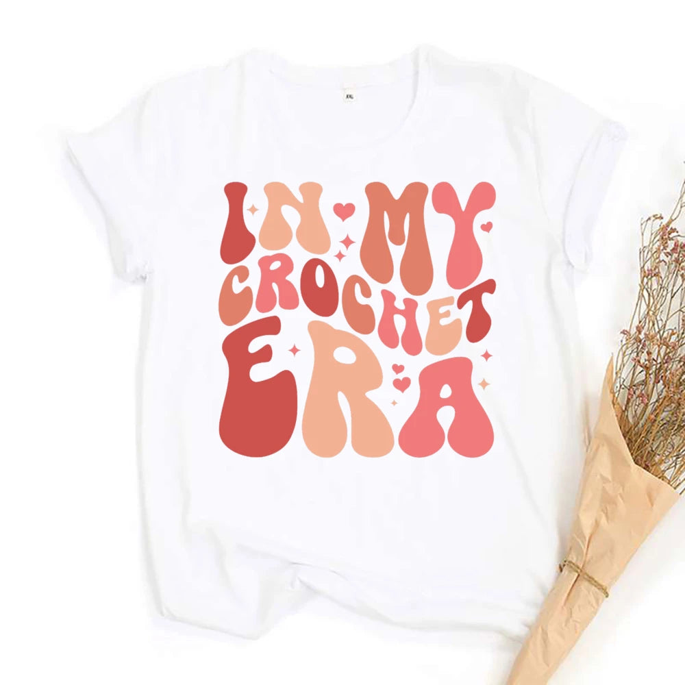 Annie Potters Yarn Basket Crochet Era Tshirt