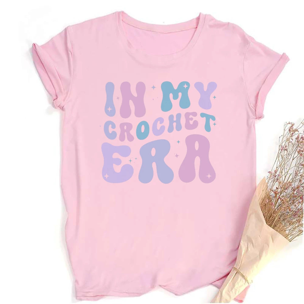 Annie Potters Yarn Basket Crochet Era Tshirt