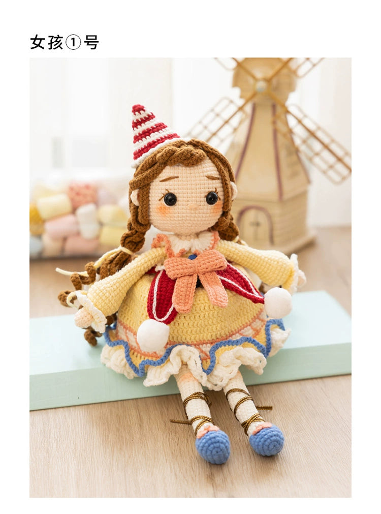 Little Girl Friends Doll Crochet Kit - Annie Potter's Yarn Basket