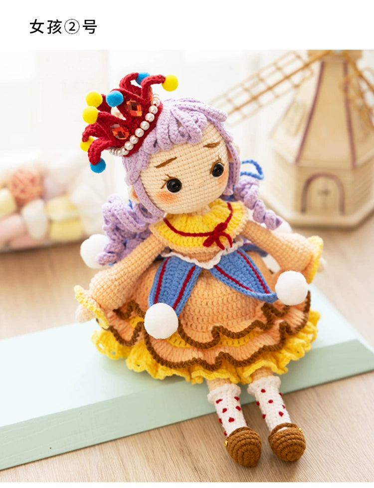 Little Girl Friends Doll Crochet Kit - Annie Potter's Yarn Basket