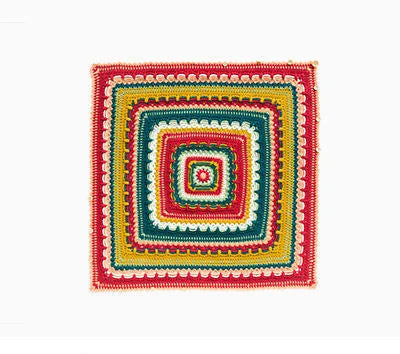 Mandala blanket crochet pattern, Classical Pillow Blanket DIY Crochet Material and Pattern
