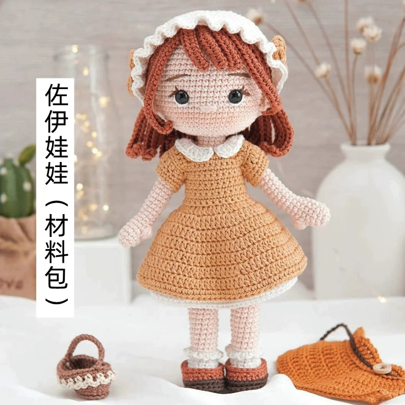 DIY Girl Kitty Doll Crochet Kit - Annie Potter's Yarn Basket