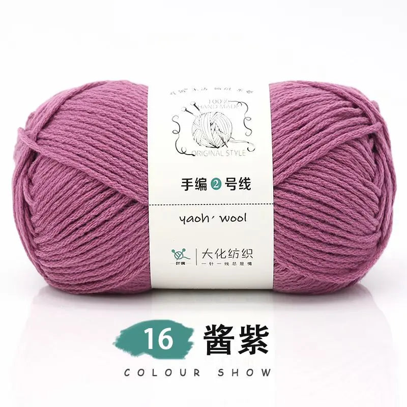 1Pc 100g Crocheting Acrylic Yarn, Yarn For hand knitting and Crocheting - Annie Potter's Yarn Basket