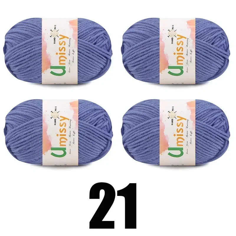 4pcs 25g Mini Yarn for Crocheting and Knitting - Annie Potter's Yarn Basket