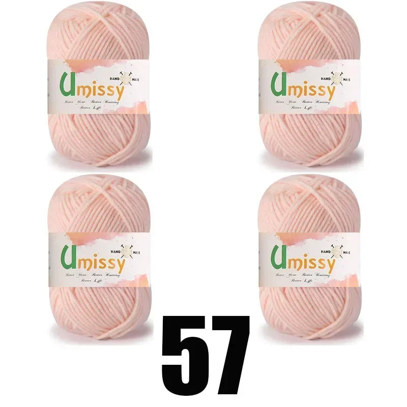 4pcs 25g Mini Yarn for Crocheting and Knitting - Annie Potter's Yarn Basket