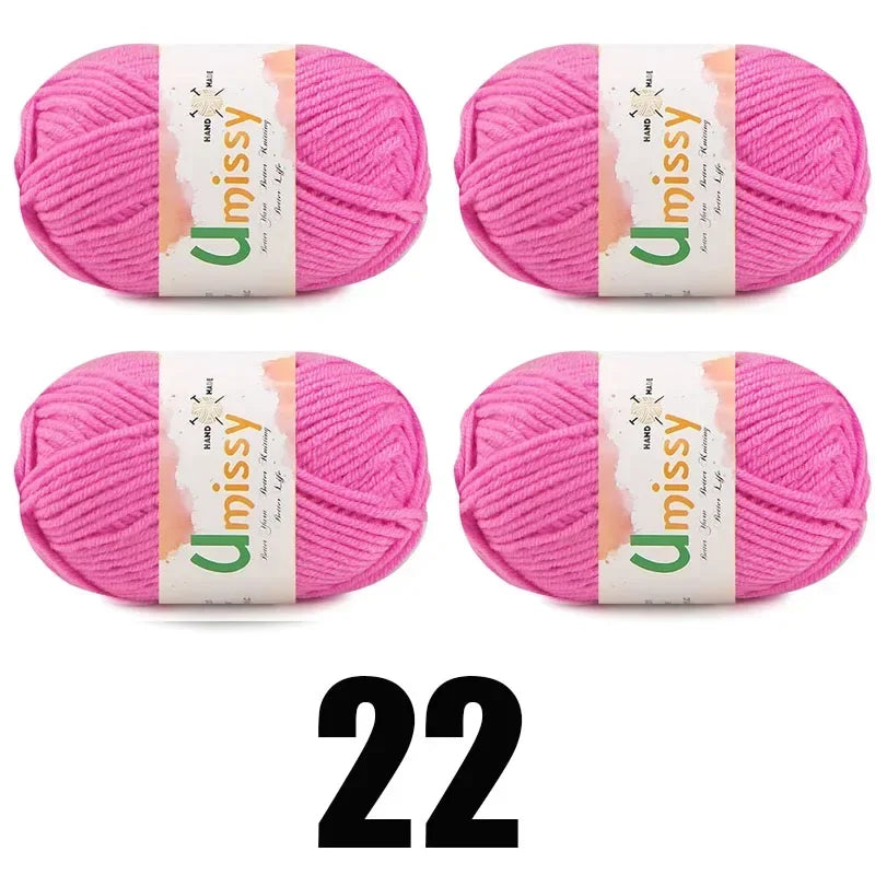 4pcs 25g Mini Yarn for Crocheting and Knitting - Annie Potter's Yarn Basket