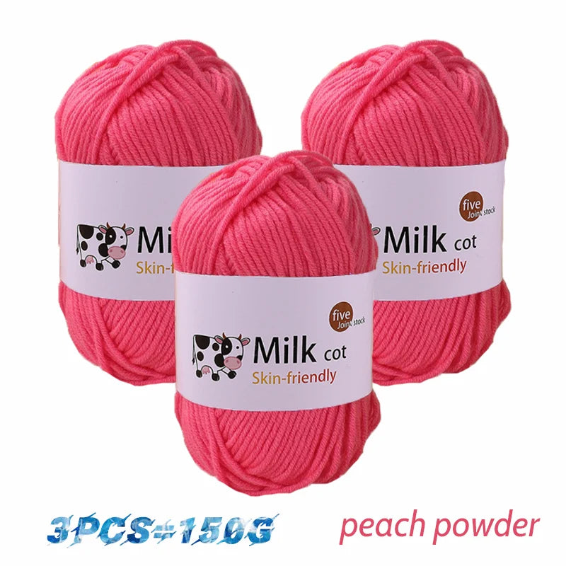 150g medium coarse milk yarn for handmade gift weaving - Annie Potter's Yarn Basket