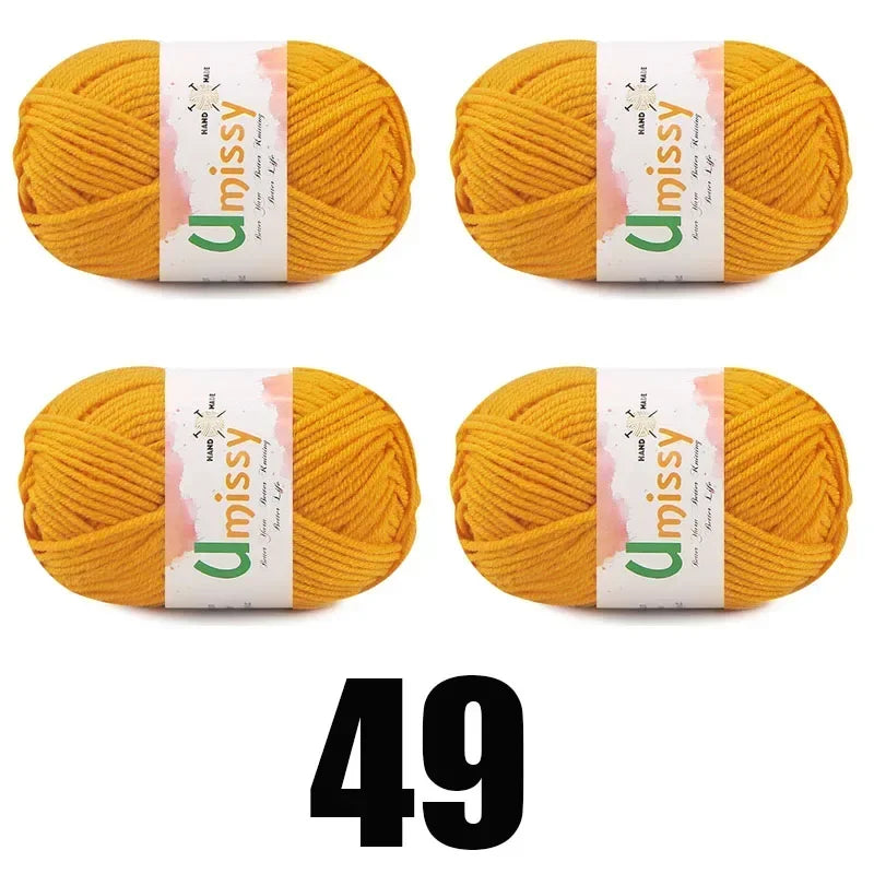 4pcs 25g Mini Yarn for Crocheting and Knitting - Annie Potter's Yarn Basket