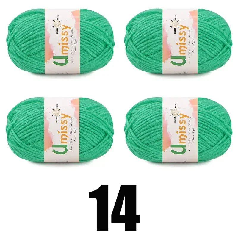 4pcs 25g Mini Yarn for Crocheting and Knitting - Annie Potter's Yarn Basket