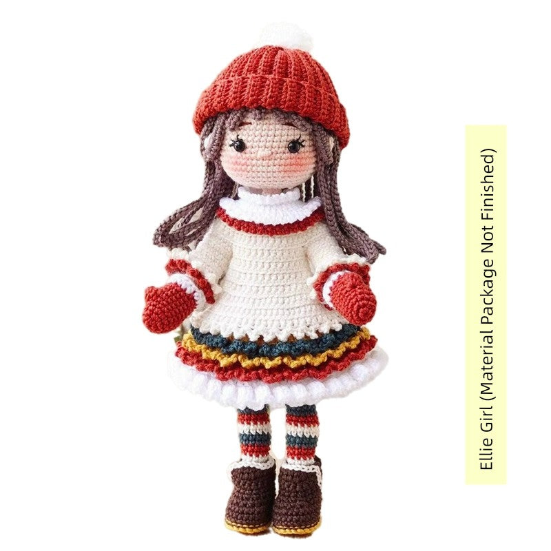 Crochet Doll Kit, 10 inch Adorable little Doll with pattern and Kit - Annie Potter's Yarn Basket