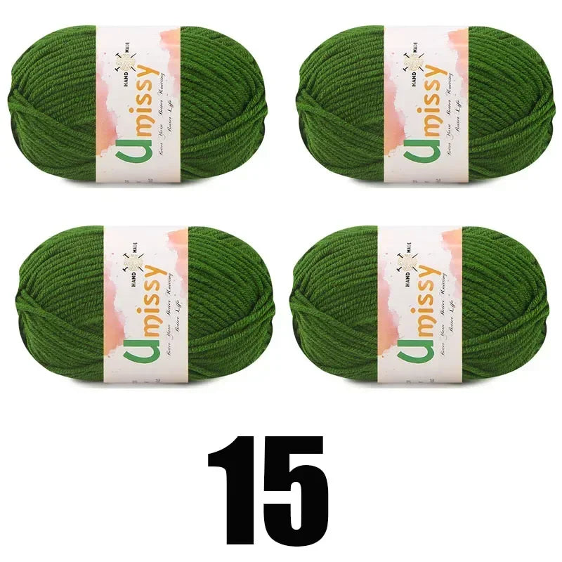 4pcs 25g Mini Yarn for Crocheting and Knitting - Annie Potter's Yarn Basket