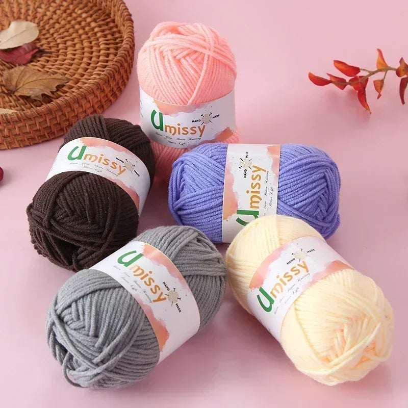 4pcs 25g Mini Yarn for Crocheting and Knitting - Annie Potter's Yarn Basket