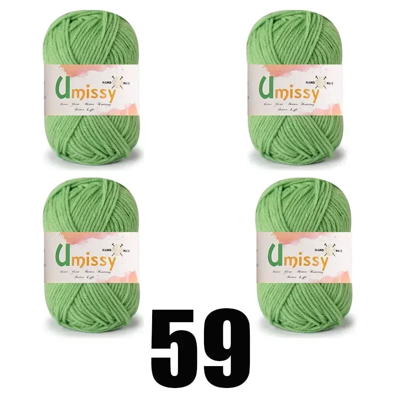 4pcs 25g Mini Yarn for Crocheting and Knitting - Annie Potter's Yarn Basket