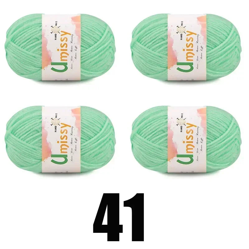 4pcs 25g Mini Yarn for Crocheting and Knitting - Annie Potter's Yarn Basket