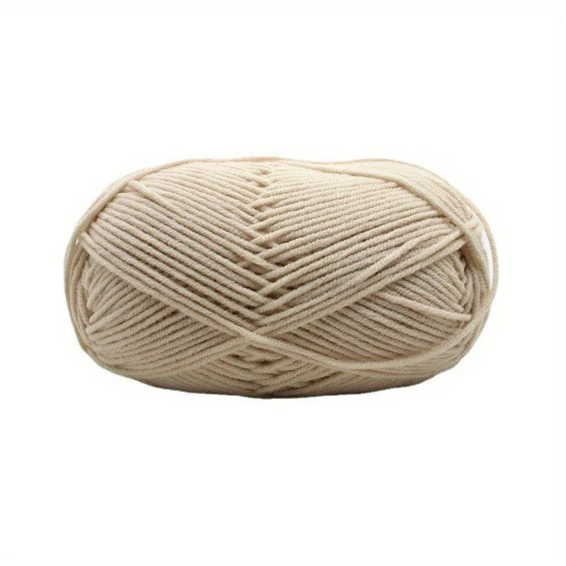 50g 4ply Milk Cotton Crochet Yarn, Yarn to knit and crochet - Annie Potter's Yarn Basket