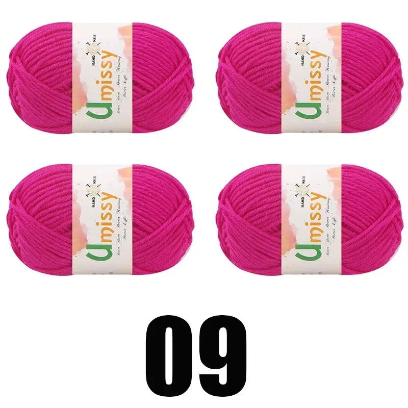 4pcs 25g Mini Yarn for Crocheting and Knitting - Annie Potter's Yarn Basket