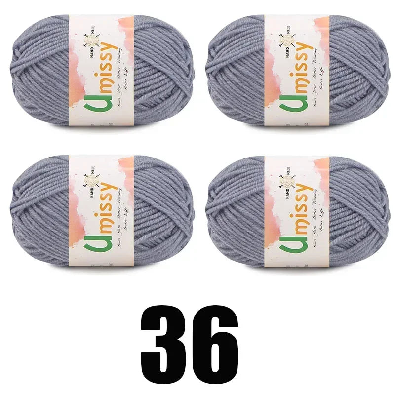 4pcs 25g Mini Yarn for Crocheting and Knitting - Annie Potter's Yarn Basket