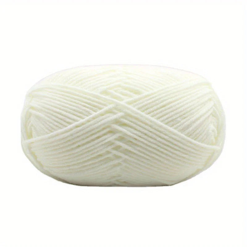 50g 4ply Milk Cotton Crochet Yarn, Yarn to knit and crochet - Annie Potter's Yarn Basket