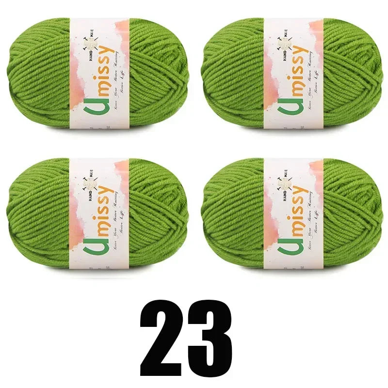 4pcs 25g Mini Yarn for Crocheting and Knitting - Annie Potter's Yarn Basket