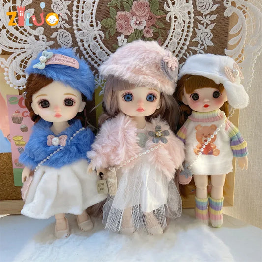 6 inch Princess Dress Up Dolls