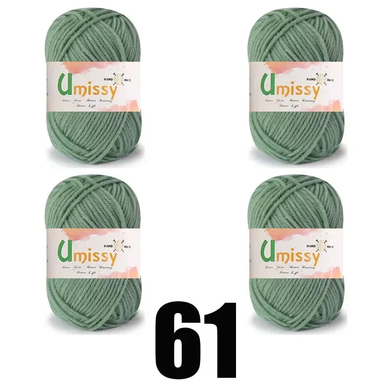 4pcs 25g Mini Yarn for Crocheting and Knitting - Annie Potter's Yarn Basket