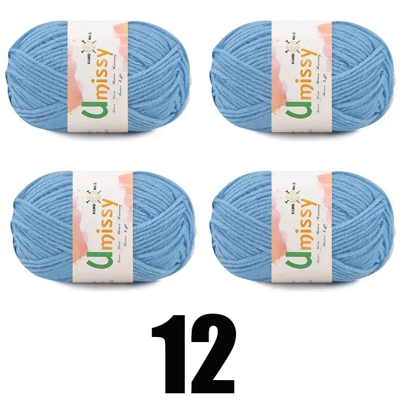 4pcs 25g Mini Yarn for Crocheting and Knitting - Annie Potter's Yarn Basket