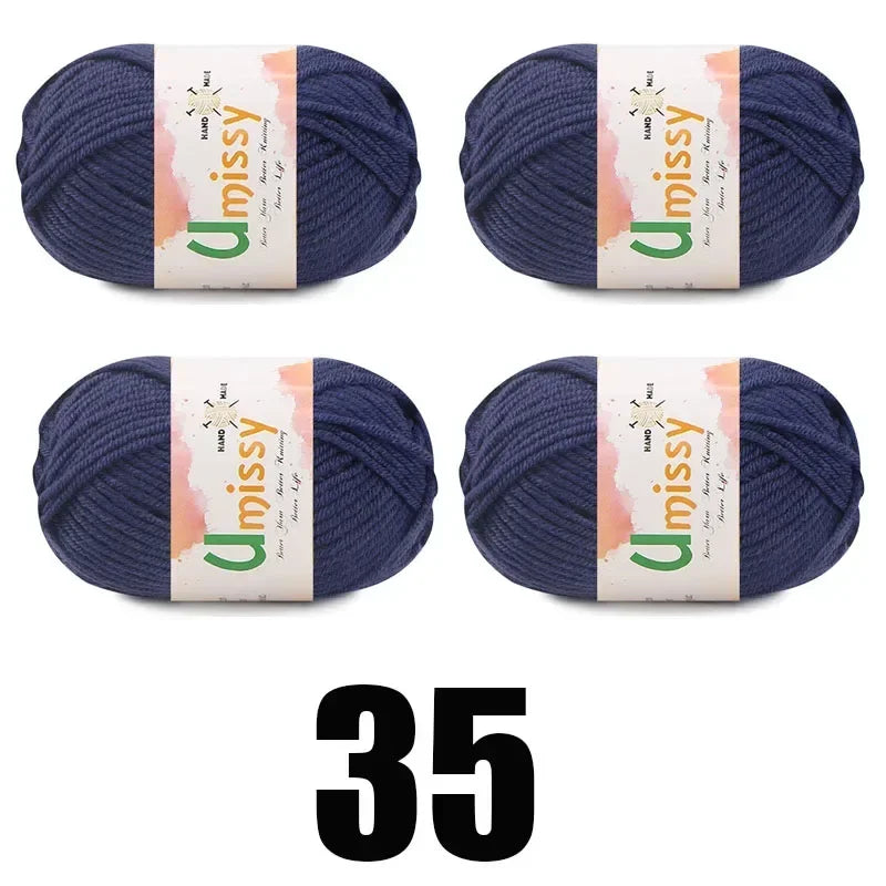 4pcs 25g Mini Yarn for Crocheting and Knitting - Annie Potter's Yarn Basket