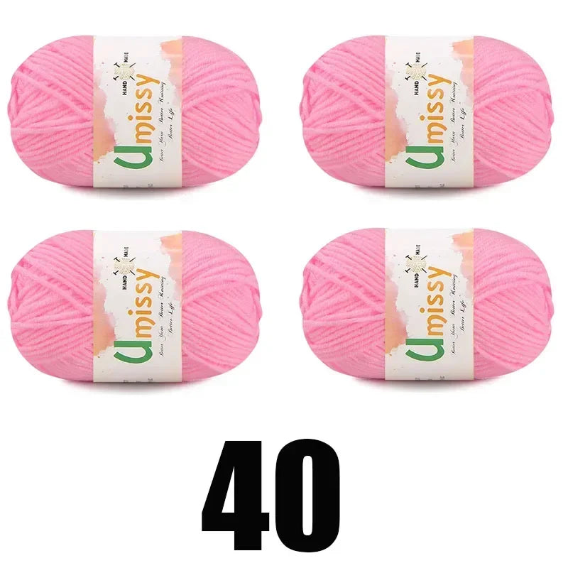 4pcs 25g Mini Yarn for Crocheting and Knitting - Annie Potter's Yarn Basket