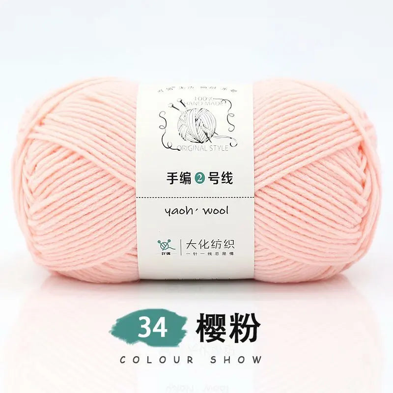 1Pc 100g Crocheting Acrylic Yarn, Yarn For hand knitting and Crocheting - Annie Potter's Yarn Basket