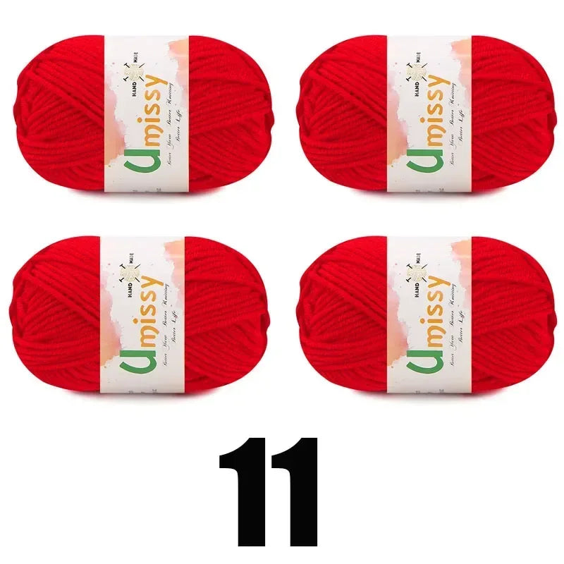 4pcs 25g Mini Yarn for Crocheting and Knitting - Annie Potter's Yarn Basket